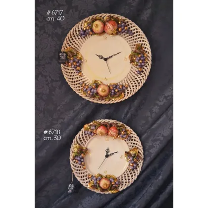 Zdjęcie Znakomity zegar ceramiczny w dwóch wariantach wymiarowych na ścianę