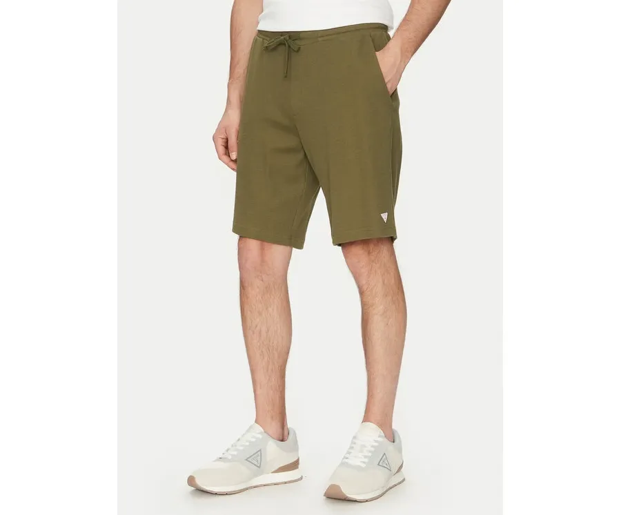 obrazek 1 Guess Szorty sportowe F5GD00 KC5Y1 Khaki Regular Fit