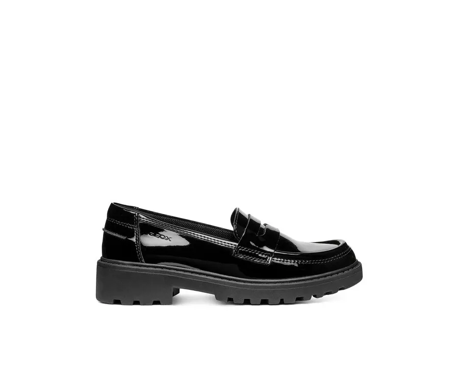 obrazek 1 Geox Loafersy Jr Casey J3620C 000HH C9999 D Czarny