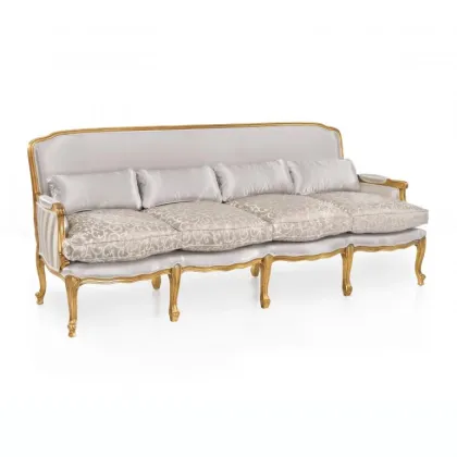 Zdjęcie Wygodna luksusowa sofa 4-osobowa w klasycznym stylu - Sevensedie