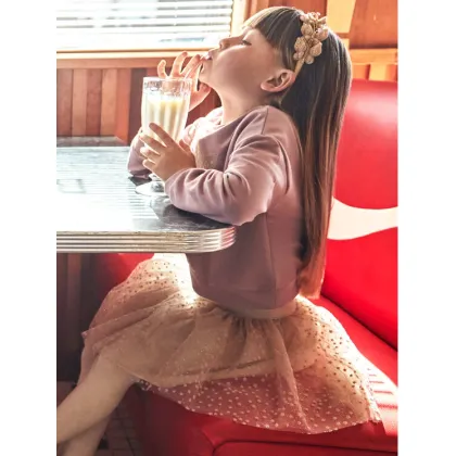 Zdjęcie Mayoral Komplet bluza i spódniczka 4937 Różowy Regular Fit