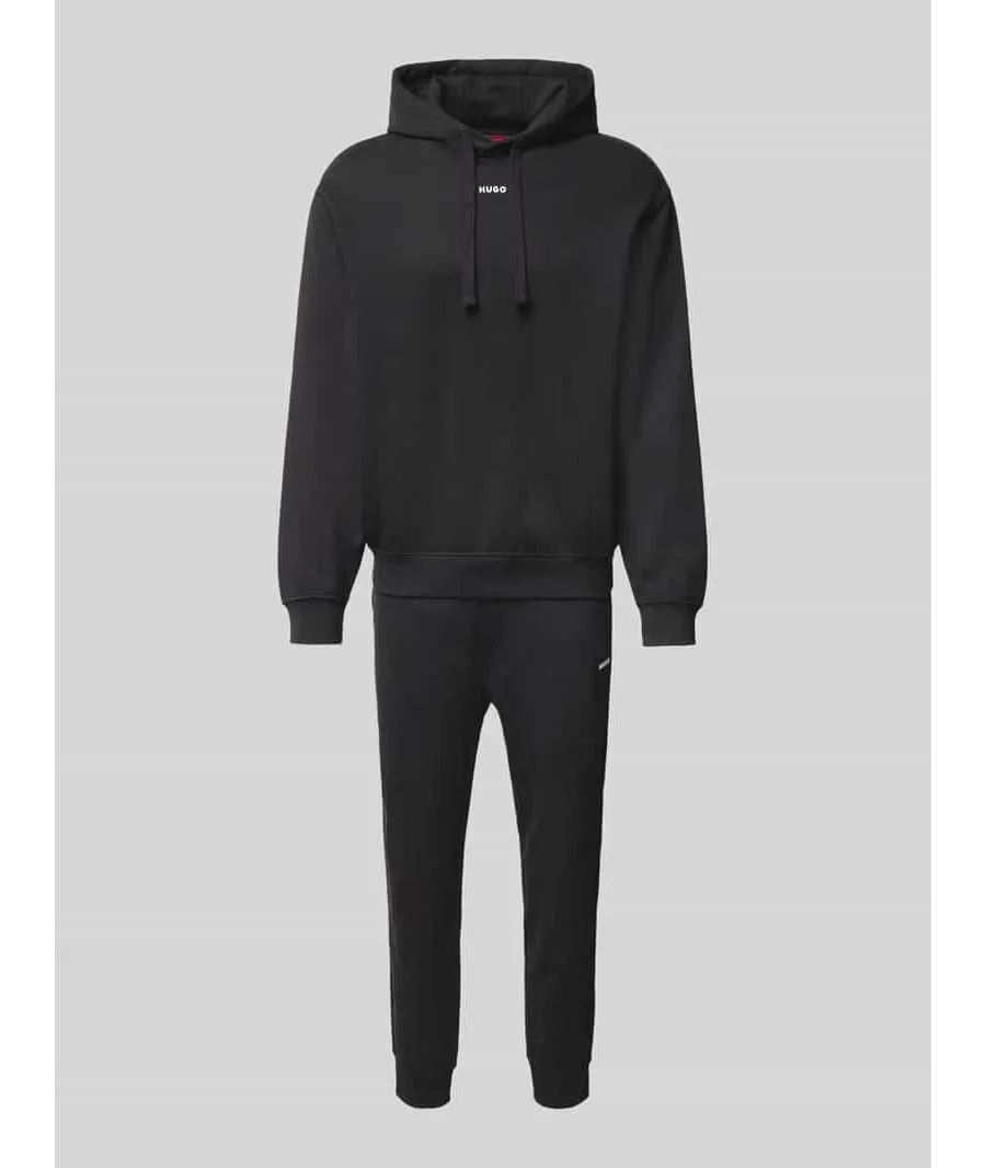 obrazek 1 Hugo Dres Dapodayote 50492581 Czarny Relaxed Fit HUGO