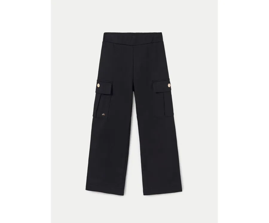 obrazek 1 Mayoral Spodnie materiałowe 7551 Czarny Regular Fit