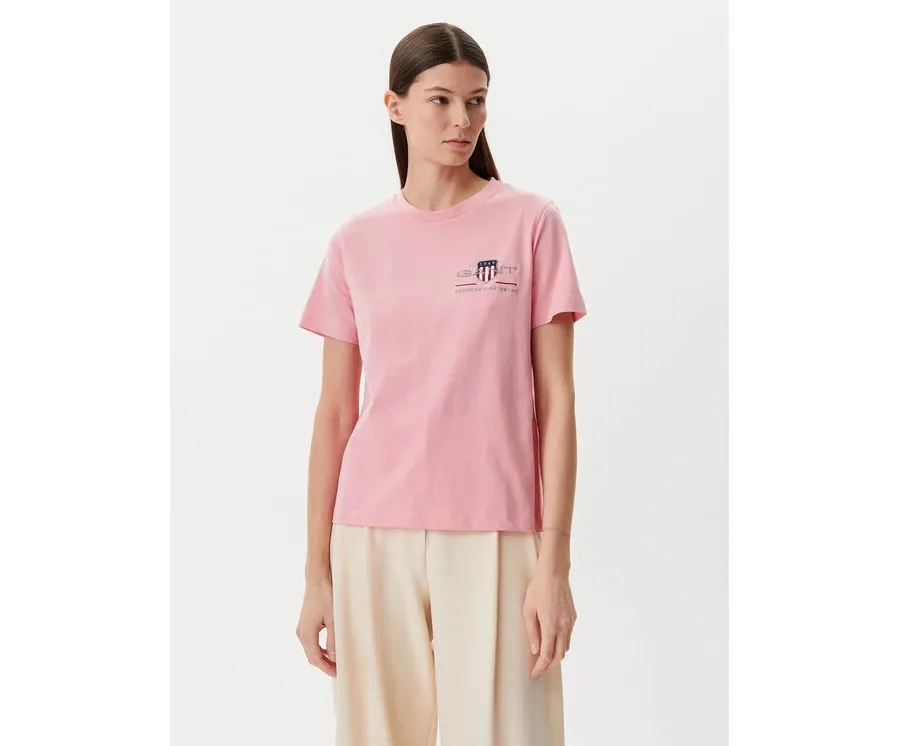 obrazek 1 Gant T-Shirt Archive 4200277 Różowy Regular Fit