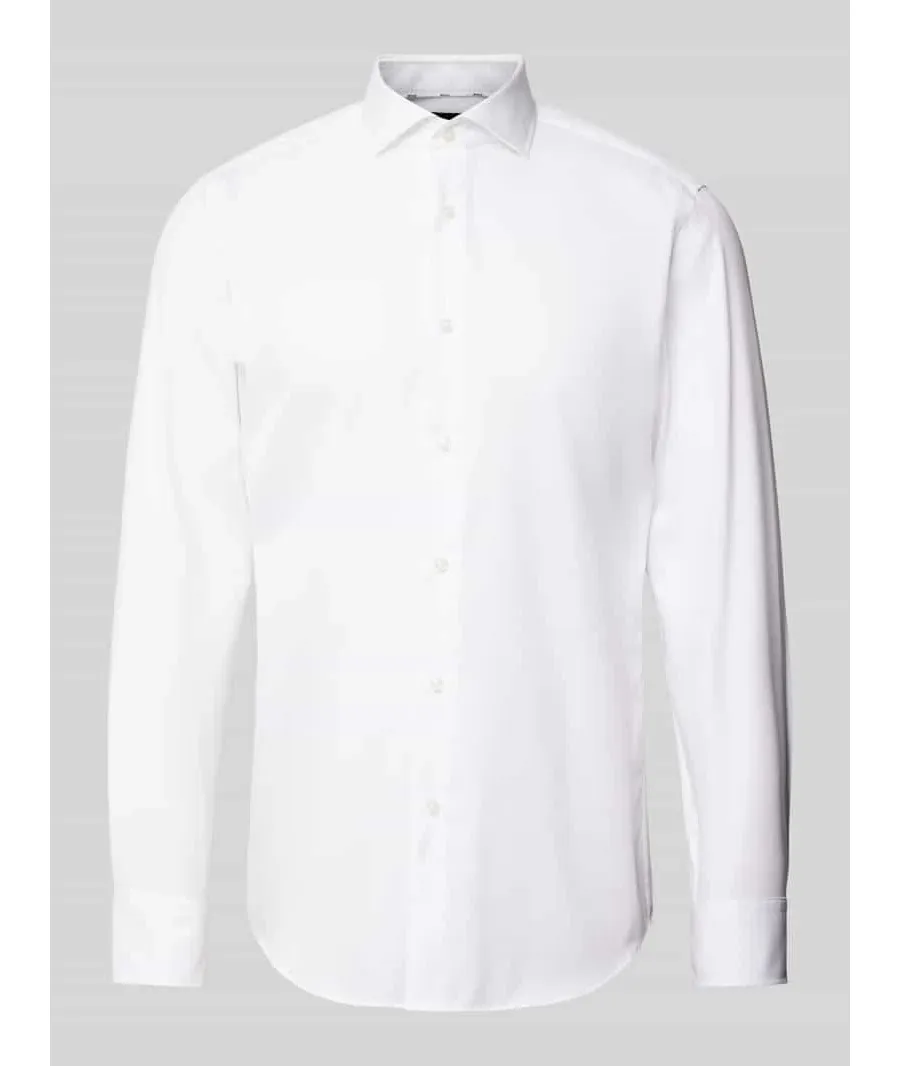 obrazek 1 Koszula biznesowa o kroju slim fit z drobnego twillu
