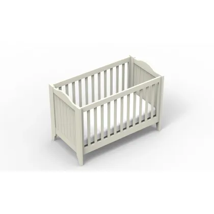 Zdjęcie Dziecięce łóżeczko z naturalnego, lipowego drewna - Mathy by Bols