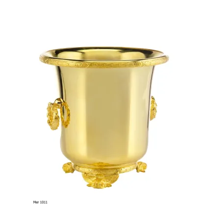 Picture Champagne ice bucket in gilded bronze
