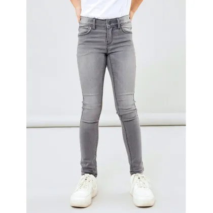 Zdjęcie NAME IT Jeansy Polly 13210232 Szary Skinny Fit