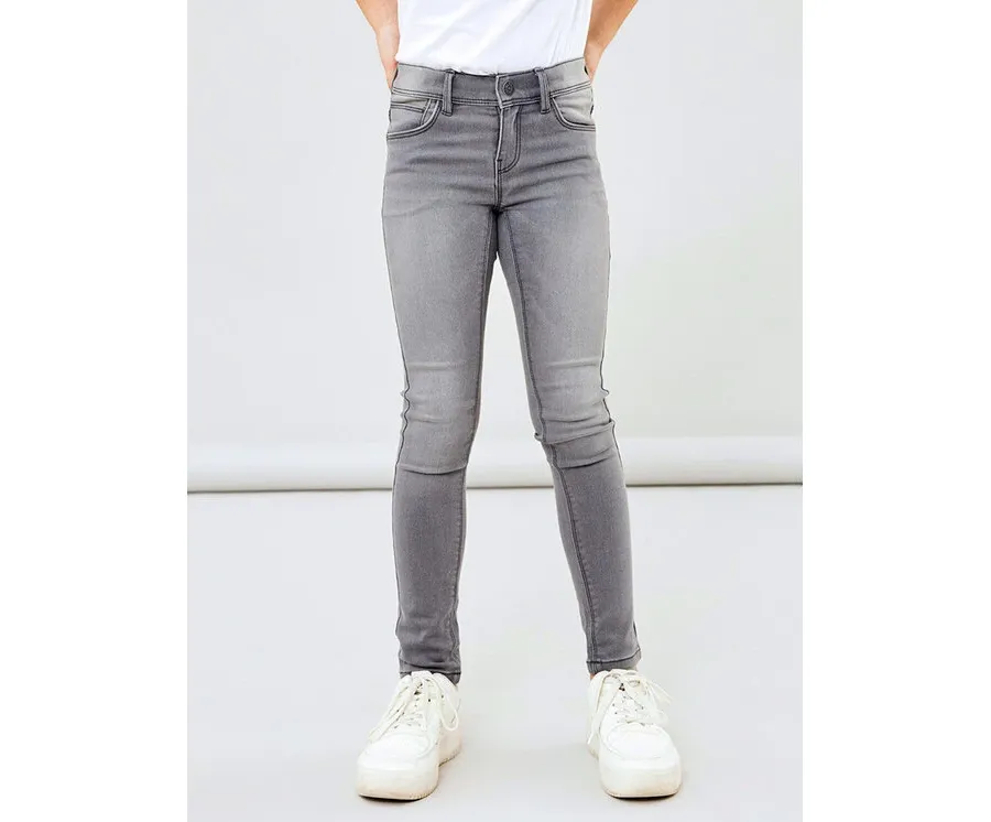obrazek 1 NAME IT Jeansy Polly 13210232 Szary Skinny Fit