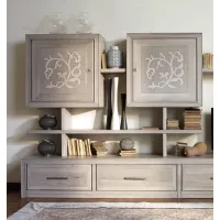 Picture Classic bookcase with 2 hanging cabinets and 4 drawers for a luxury apartment - Cantiero