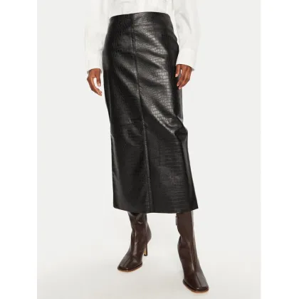 Zdjęcie Bruuns Bazaar Spódnica z imitacji skóry Tuanella BBW4134 Czarny Regular Fit