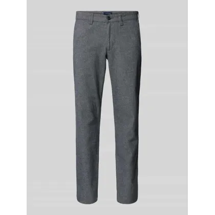 Zdjęcie Chinosy o kroju regular fit z fakturowanym wzorem