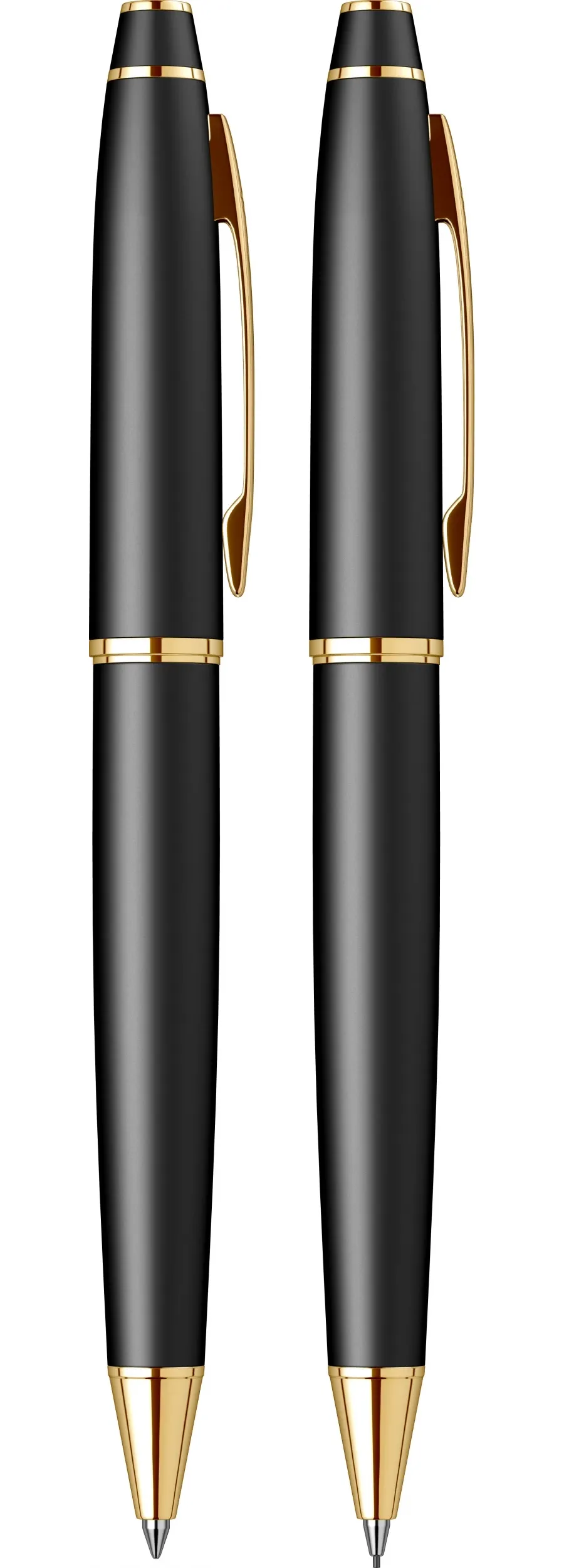 obrazek 3 Zestaw Długopis - Ołówek Mechaniczny 0.7mm Noble 35 Czarny Mat