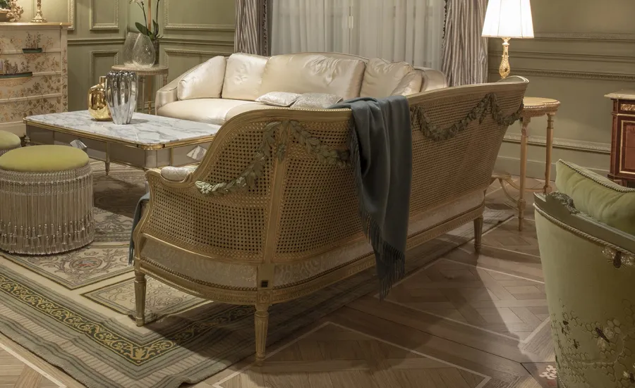 obrazek 3 Wyjątkowa włoska sofa w komplecie z 6-cioma poduszkami