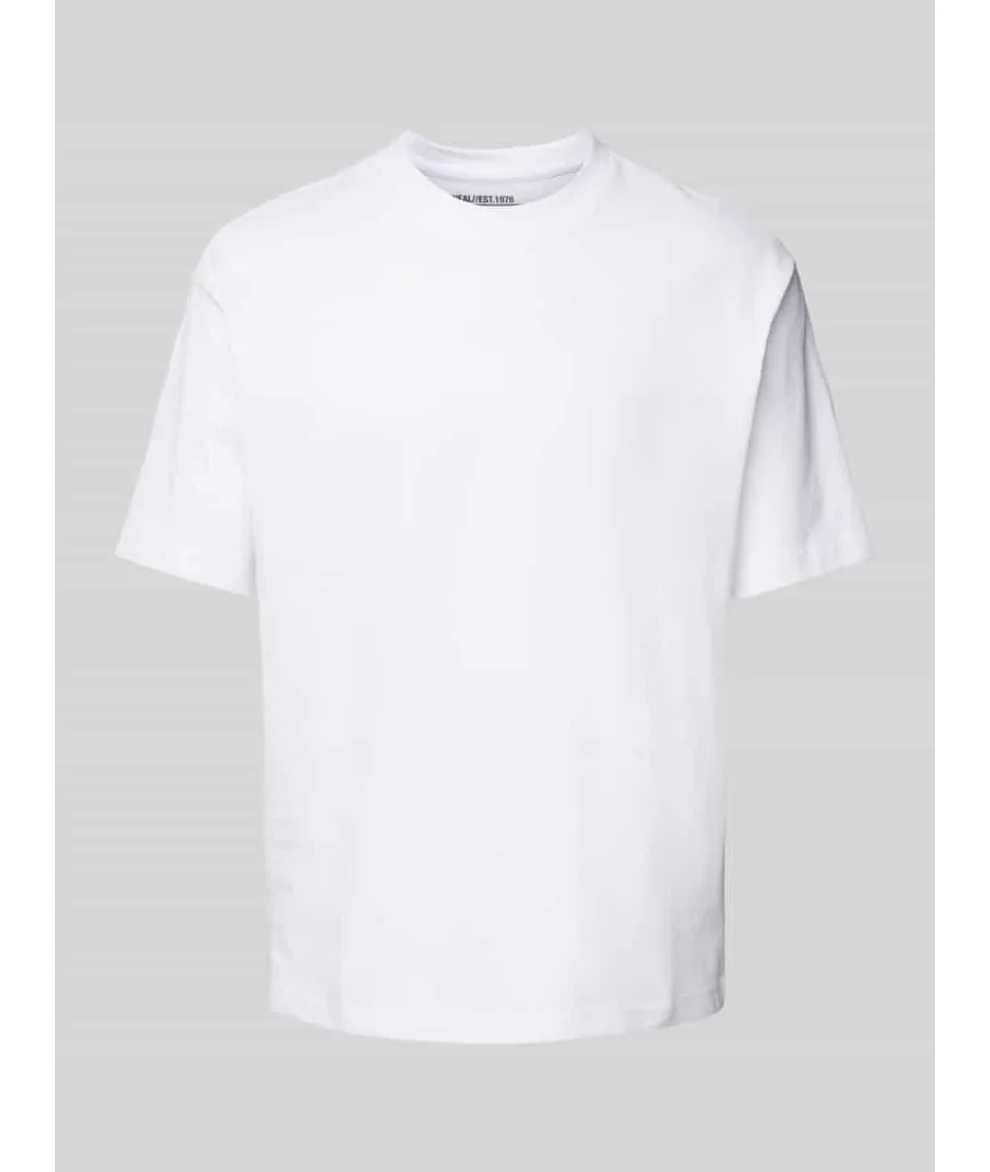 obrazek 1 T-shirt z prążkowanym okrągłym dekoltem