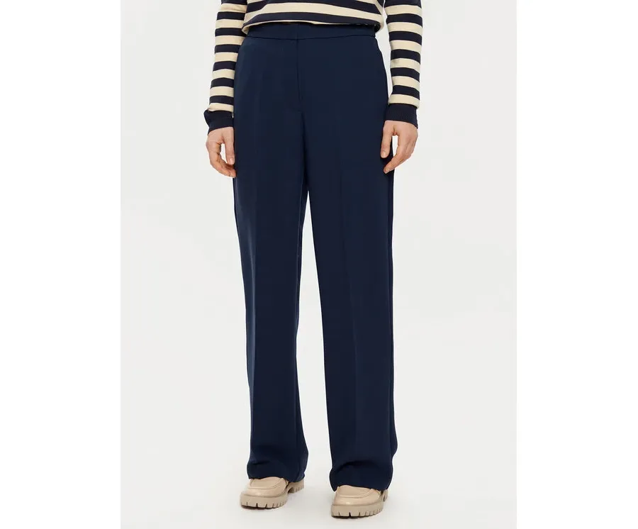 obrazek 1 Tommy Hilfiger Spodnie materiałowe WW0WW45445 Granatowy Regular Fit