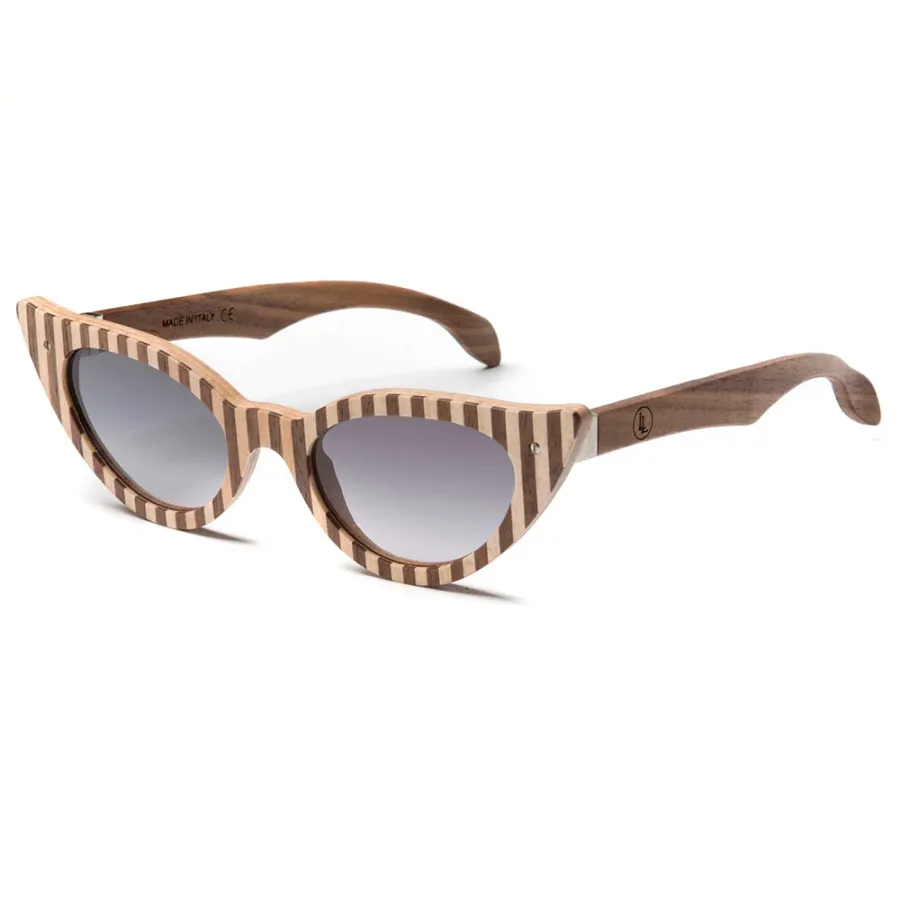 obrazek 2 Stylowe, drewniane, damskie okulary - Legno Light