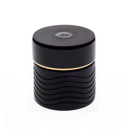 Zdjęcie Czarne szklane pudełko z aromatyczną świeczką z kolekcji Jet Black – Vista Alegre