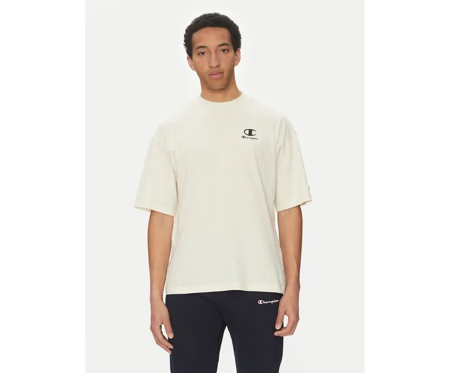 obrazek 1 Champion T-Shirt 221257 Écru Regular Fit