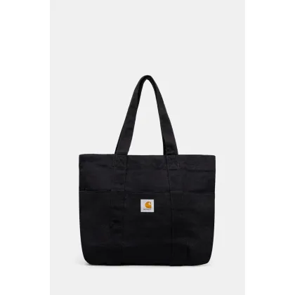 Zdjęcie Carhartt WIP torba bawełniana Parker Tote Bag kolor czarny I034595
