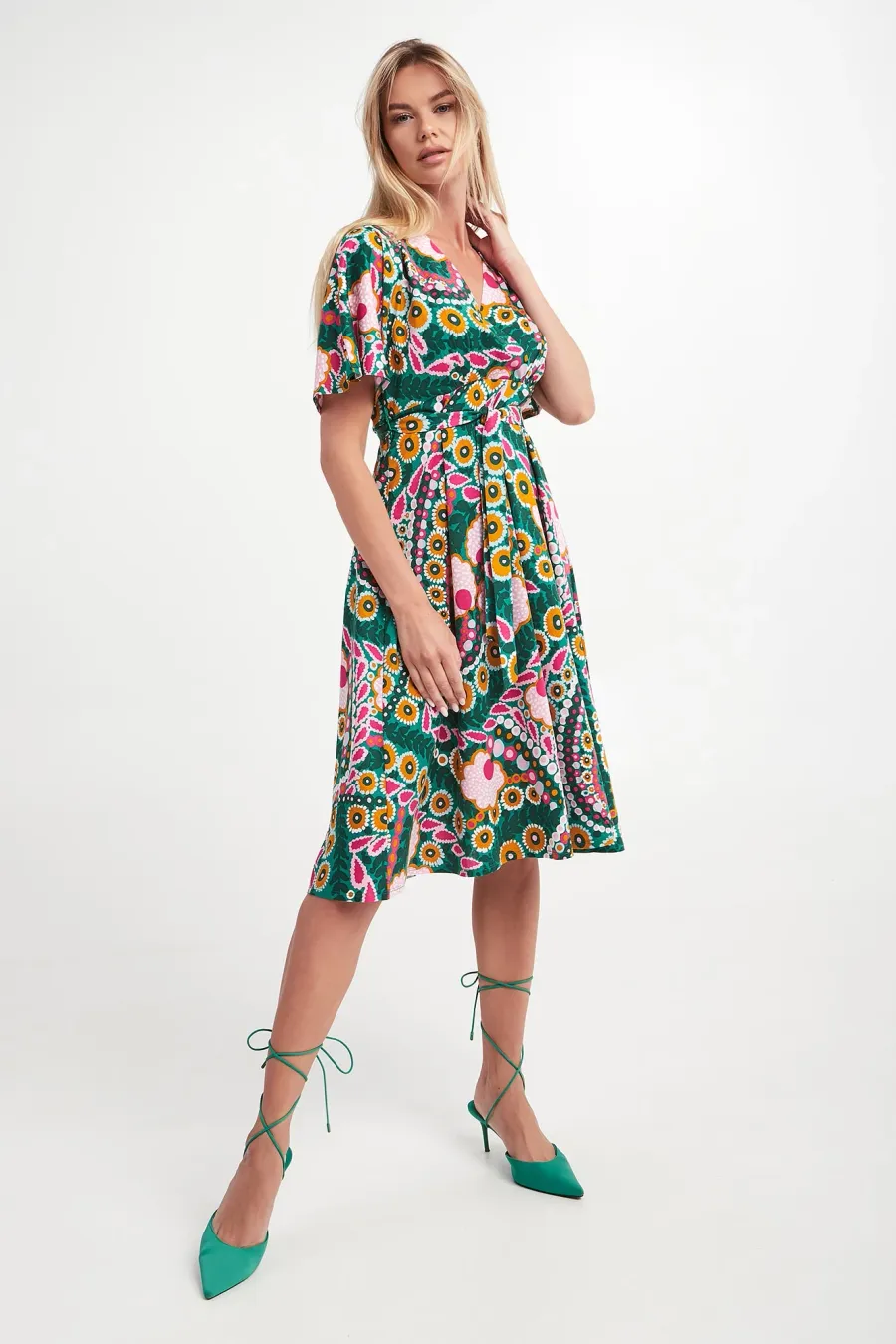 obrazek 1 Sukienka w kwiaty Dizzy WEEKEND MAX MARA Weekend Max Mara