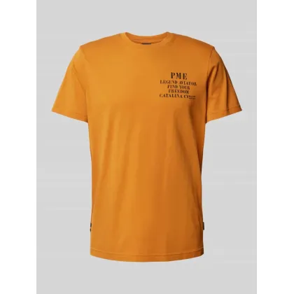 Zdjęcie T-shirt z nadrukiem z napisem i logo