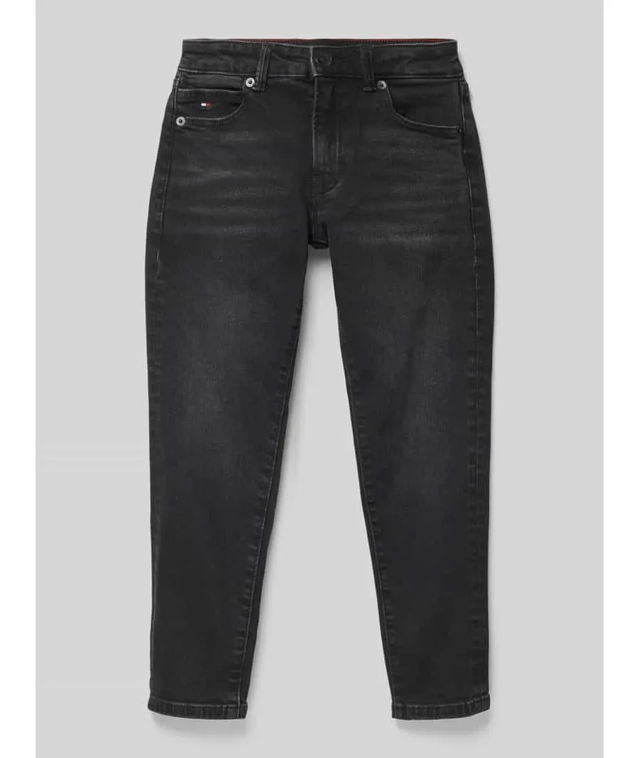 obrazek 1 Jeansy o kroju straight fit z 5 kieszeniami