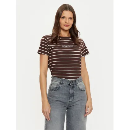 Zdjęcie Guess Jeans T-Shirt W4BI53 KCIE1 Brązowy Regular Fit