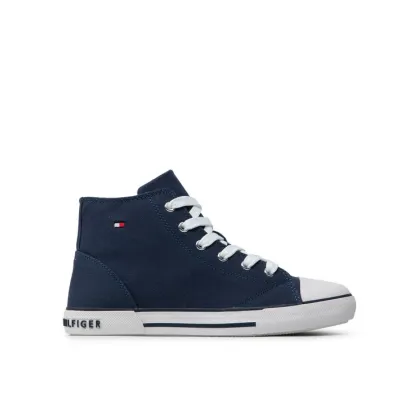 Zdjęcie Tommy Hilfiger Trampki Higt Top Lace-Up T3X4-32209-0890 S Granatowy