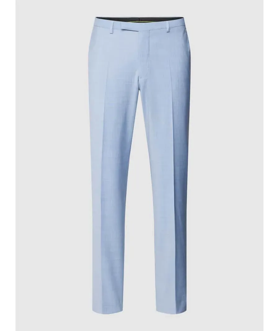 obrazek 1 Spodnie z zakładkami w pasie i dodatkiem żywej wełny model ‘MONOPOLI’