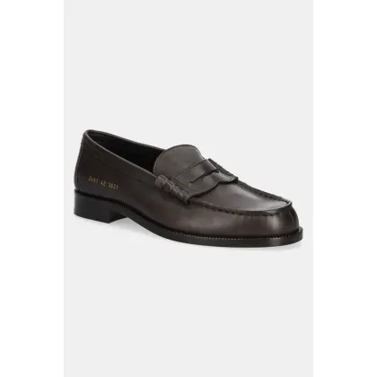 Zdjęcie Common Projects mokasyny skórzane Soft Loafer męskie kolor brązowy 2491