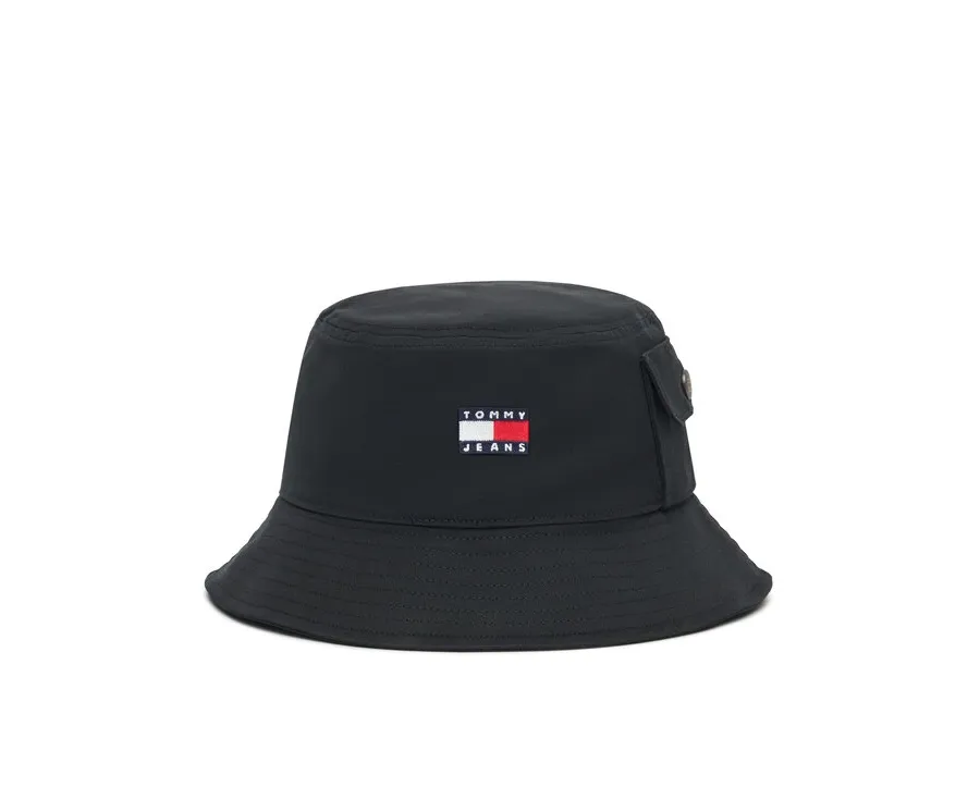 obrazek 1 Tommy Jeans Kapelusz Heritage Bucket AM0AM13423 Czarny