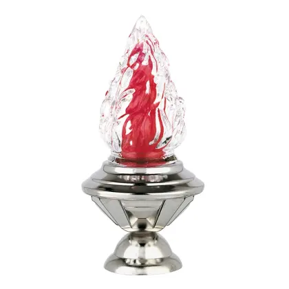 Zdjęcie Stalowa lampa na nagrobki