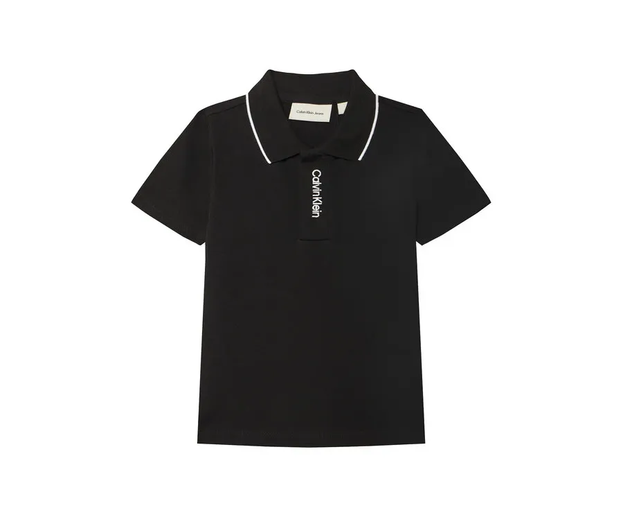 obrazek 1 Calvin Klein Jeans Polo Embro Logo IB0IB02542 M Czarny Regular Fit
