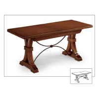 Picture Elegant, extendable table, length 180-360cm - Fratelli Mirandola