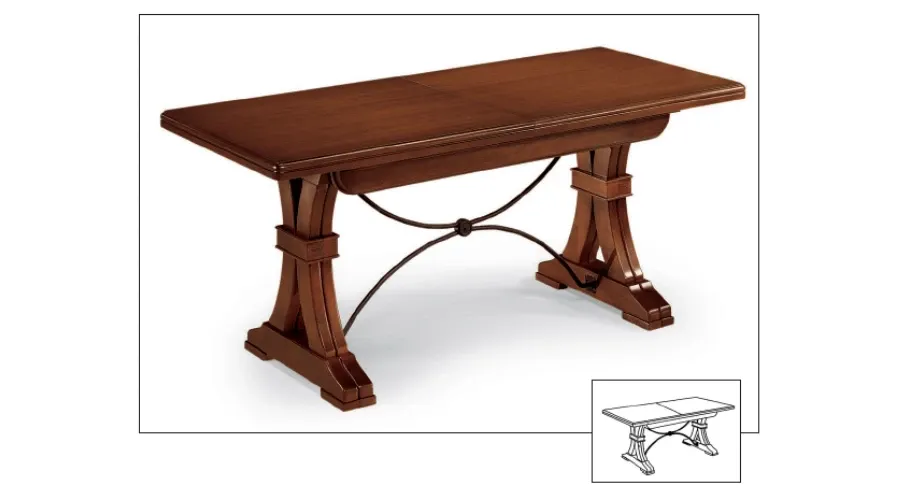 obrazek 1 Elegancki, rozkładany stół dł. 180-360cm - Fratelli Mirandola