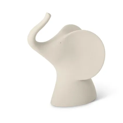 Picture Sweet ceramic elephant figurine as home decoration