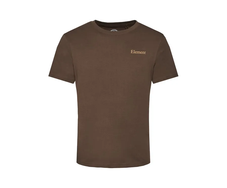 obrazek 1 Element T-Shirt Sbxe Prevent ELYZT00488 Brązowy Regular Fit