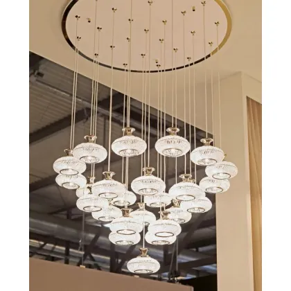 Zdjęcie Niepowtarzalny żyrandol Mystic w nowoczesnym stylu