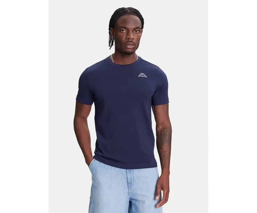 obrazek 1 Kappa T-Shirt Logo Korpo Cafers 304J150 Fioletowy Slim Fit