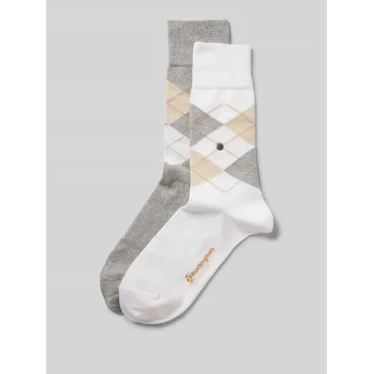 Zdjęcie Skarpety z aplikacją z logo w zestawie 2 szt. model ‘Everyday Argyle’