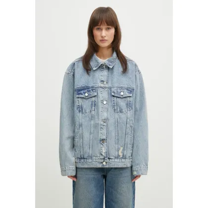 Zdjęcie Anine Bing kurtka jeansowa Rory Jacket kolor niebieski przejściowa A.01.7052