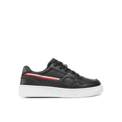 Zdjęcie Tommy Hilfiger Sneakersy Stripes Low Cut Lace-Up Sneaker T3X9-32848-1355 S Czarny