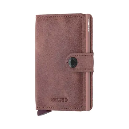 Zdjęcie Secrid portfel skórzany Vintage Mauve kolor różowy