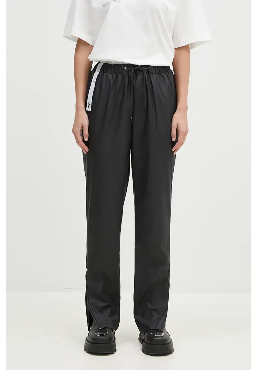 obrazek 1 Rains spodnie przeciwdeszczowe Pants Slim 18580 kolor czarny proste high waist 18580.BLACK