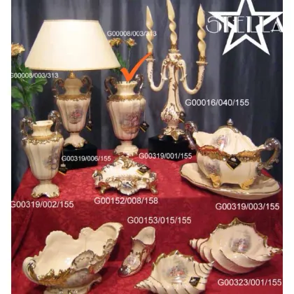 Zdjęcie Fantastyczny ceramiczny wazon ze złotem i platyną