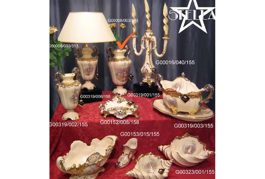 obrazek 1 Fantastyczny ceramiczny wazon ze złotem i platyną