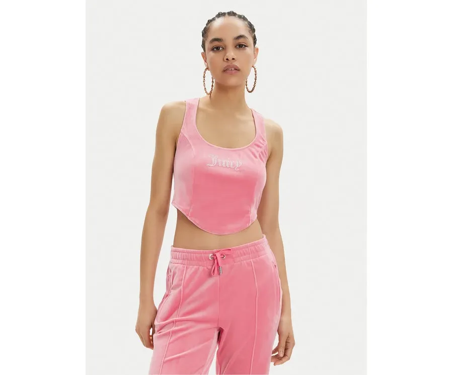 obrazek 1 Juicy Couture Top Camina JCWCT23305 Różowy Slim Fit