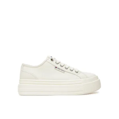 Zdjęcie Tommy Jeans Sneakersy Tjw Foxing Flatform Lc EN0EN02736 Biały