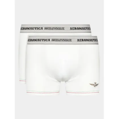 Zdjęcie Aeronautica Militare Komplet 2 par bokserek AM1UBX003 Biały